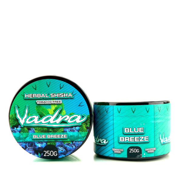 Vadra Herbal Shisha 250g – Blue Breeze