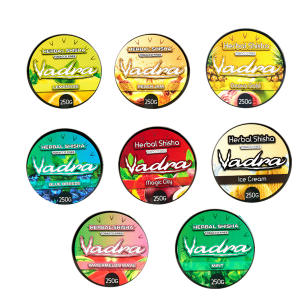 8 Pack Variety Herbal Shisha 250g